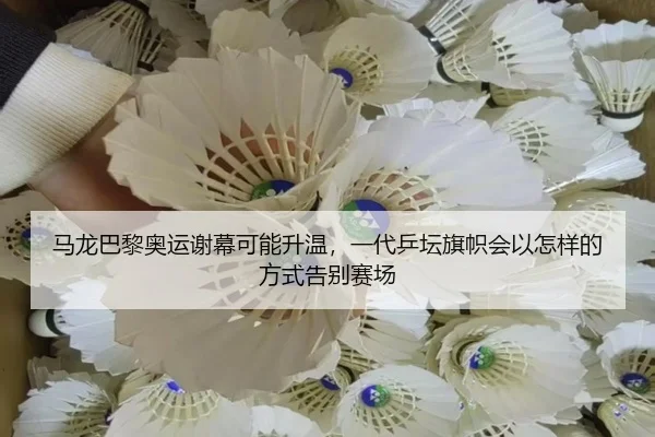 马龙巴黎奥运谢幕可能升温，一代乒坛旗帜会以怎样的方式告别赛场